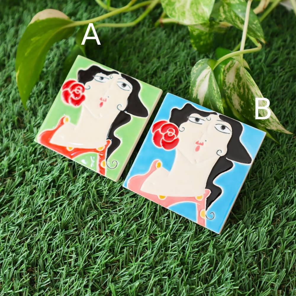 ◆タイルアート◆カルメンシリーズ◆マグネット◆フラメンコ◆